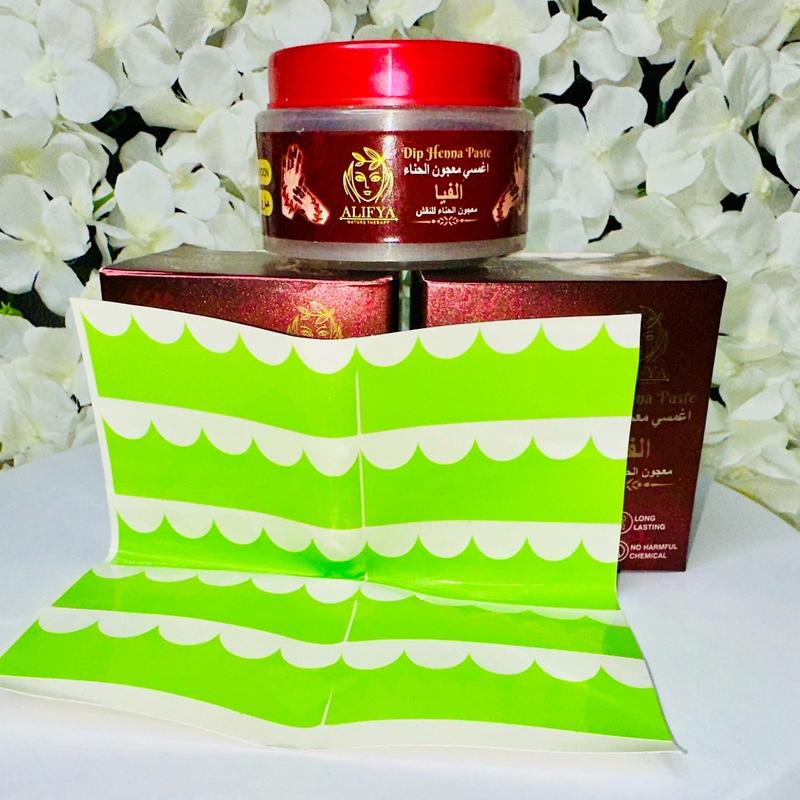 Cherry Red henna  dip henna paste Fragrance Free