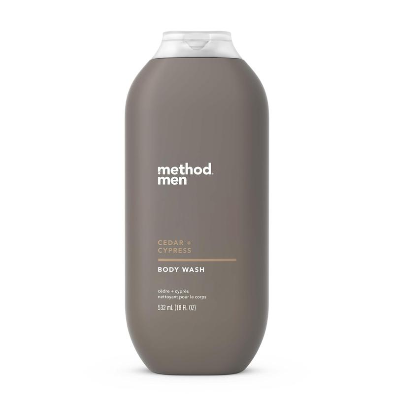 Method Men Body Wash, Cedar + Cypress, Paraben and Phthalate Free, 18 Fl Oz (Pack of 1) SC Johnson