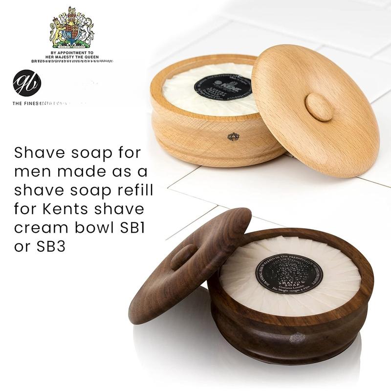 SB2 Shaving Soap Puck Shaving Soap Refill for Men for Shaving Soap Bowl use with Shaving Brush for Men. Luxury Shave Barber Soap Made with Extracts of Lavender, Pine, and Clove.  England