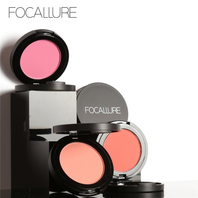 FOCALLURE Silky Face Pressed Blush,High Pigment Mineral Blusher,Create a Fade-free Flawless Finish and Give your Skin a Natural Glow,Lightweight Facial Blusher Makeup,SMASHING