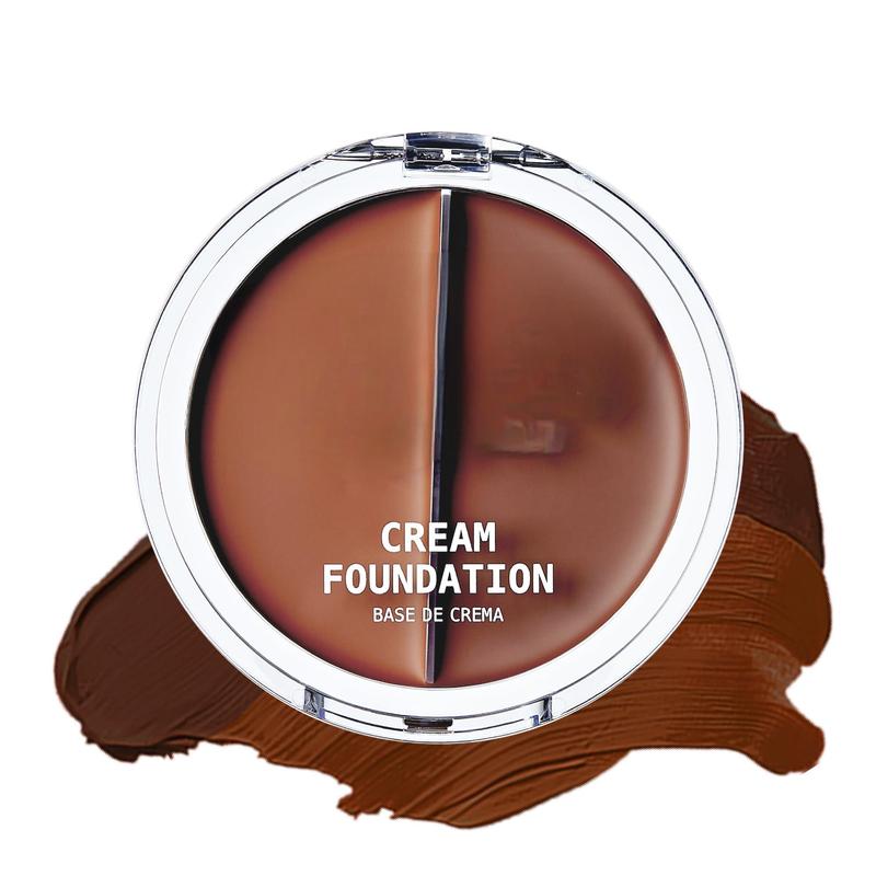 3D Face Creator Cream Foundation & Concealer, 12 Hours Long Lasting, Medium to Full Coverage, Non-Greasy, Ideal for Makeup & Contour Palette (Level 15)