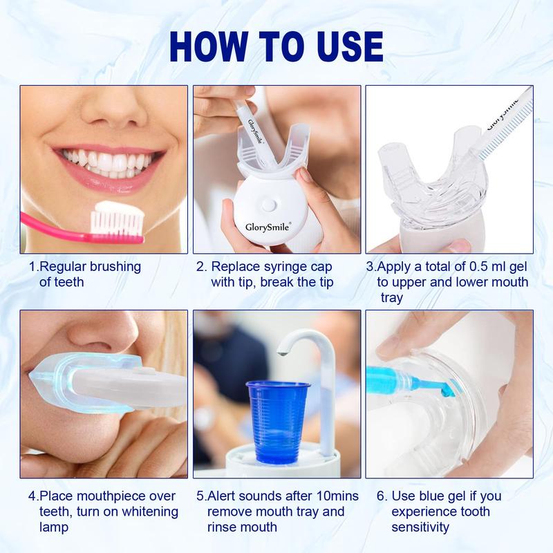 Teeth Whitening Kit LED Light w 22% Oral