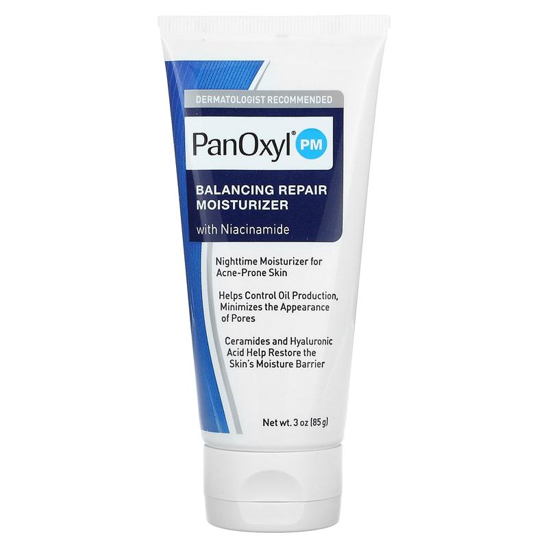 PanOxyl PM, Balancing Repair Moisturizer with Niacinamide, 3 oz (85 g)