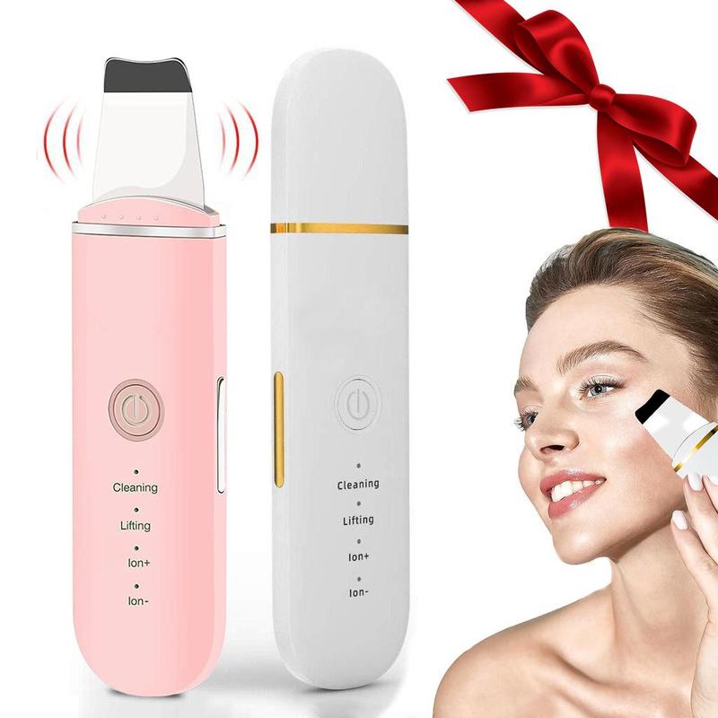 USB Rechargeable Ultrasonic Facial Cleansing Device, High Frequency Vibration Massage Facial Cleanser, Professional Facial Skin Care Tool for Women