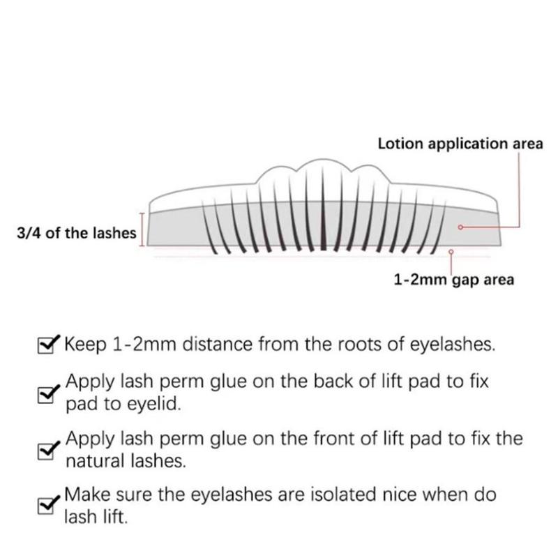 Eyelash Perm Kit, 1 Set Eyelash Lifting Kit, Professional Eyelash Perming & Tinting Kit, Eye Makeup Kit for Women & Girls