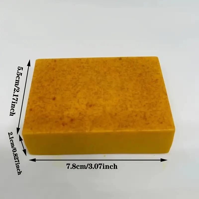 Turmeric Kojic Acid Soap, 3 Counts Deep Cleansing Gentle Exfoliation Soap, Natural Face and Body Care Soap with Vitamin E and Paraben-free