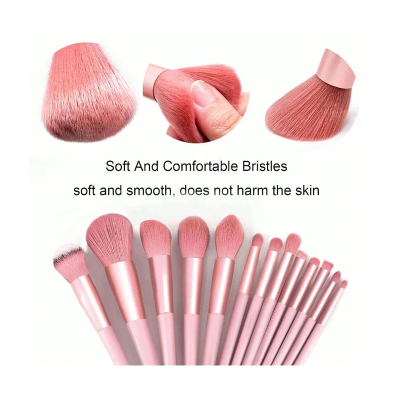 Makeup Brush 13pcs Brushes Set3pcs Cosmetic Makeup Sponge1pcs Makeup Brush Cleaning Box Beauty Tool Eyeshadow Blush Professional Brushes