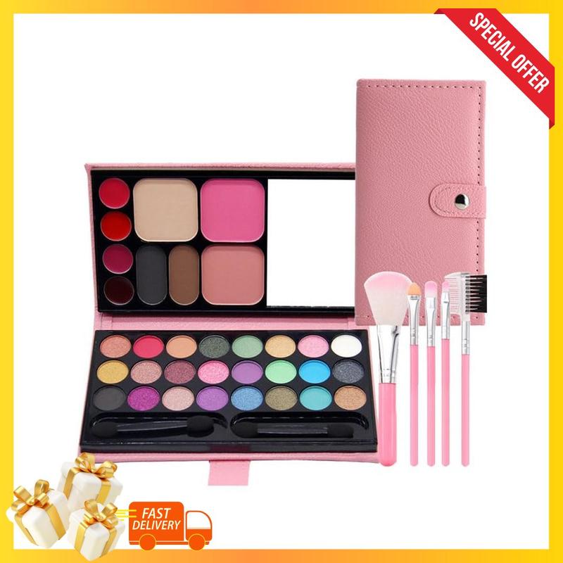 All in One Makeup Kit for Women Full Kit, Travel Makeup Kit, Makeup Gift Set for Women &Beauty Tray, Eyebrow, Pencil, Makeup Brush, Portable Storage Bag