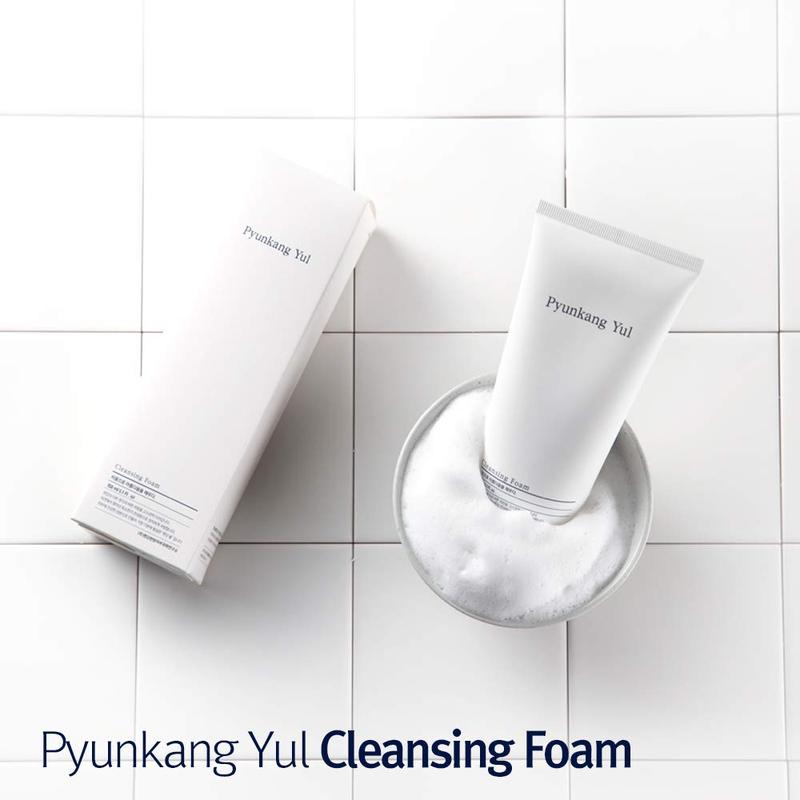 [Pyunkang Yul] Cleansing Foam 150ml, pH-Balanced, Sensitive Skin, Purifying,Soothing, Hydrating, Siler Root Extract, Deep Cleanser, Mild Cleansing Foam, Healthy Cleansing, Korean SkinCare, Viral Cleansing Foam