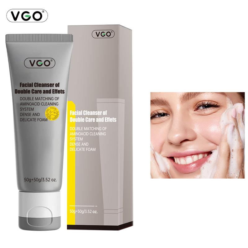 VGO Three-In-One Moisturizing & Cleanser Set Vitamin C Serum,Moisturizer,Facial Cleanser Moisturizing Suitable for sensitive skin-Live Skincare Radiance-A Comfort Skin Repair Cleansing Hydrating