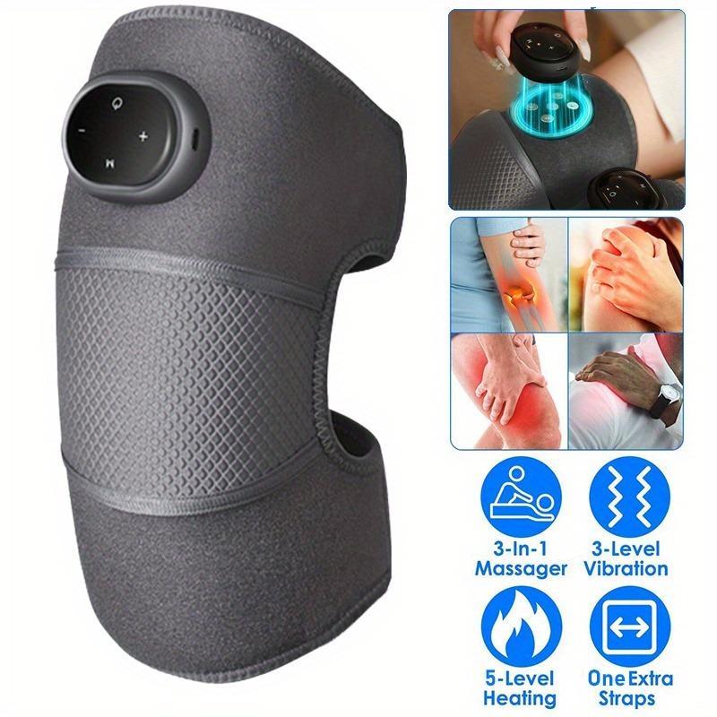 Portable Self-heating Knee Massager, Vibrating Hot Compress Knee Protector for Joints, Muscle Relaxation Tools for Men & Women