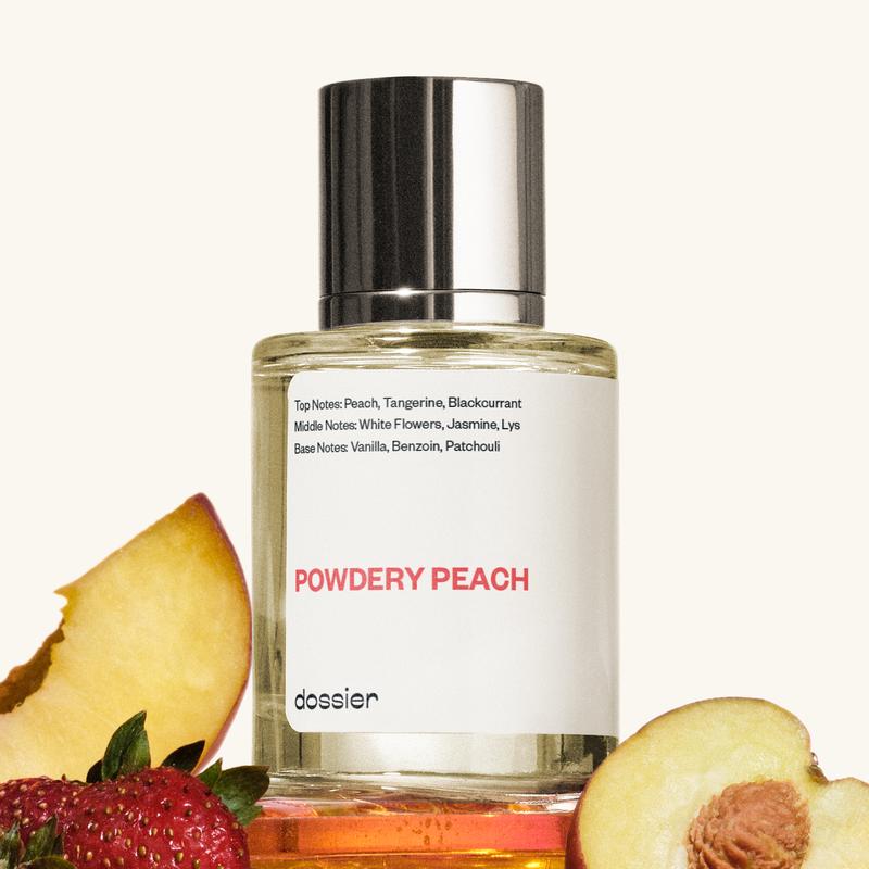 Powdery Peach, Dossier, Women, 50ml, Eau De Parfum, Peach, Tangerine, Blackcurrant, Jasmine, White Flowers, Vanilla, Patchouli