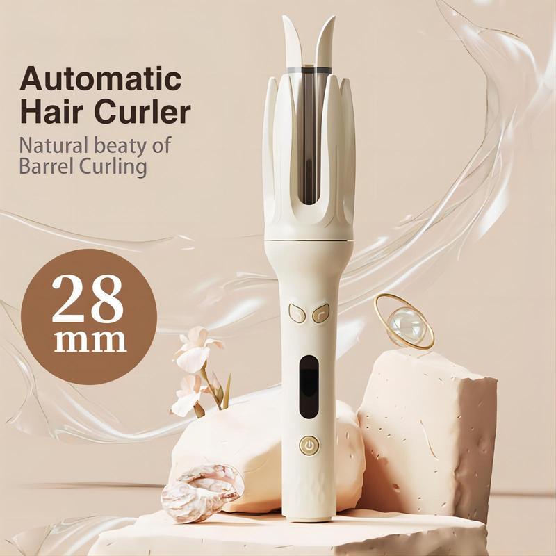 Automatic Hair Curling Iron,Auto Curler 28mm Hair Curler Comfort,4 Modes Temperatures Negative Ion Hair Curl Wand for Women,Styling Tools for Home