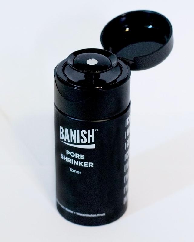 Banish Pore Shrinker Watermelon Toner - with Rosemary Water AHA exfoliating and hydrating