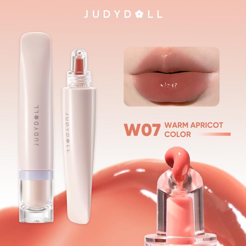 Judydoll Sweety Lip Jelly, Liquid Lipstick, Cute Lip Gloss, Moisturizing Lip, Lightens Lip Lines, Nourishing Lip Care Oil Cosmetics For Dry Lips, Liquid Lip Balm, Plump Lips, Natural Look, Beauty Makeup For Women Glossy Holiday Gift