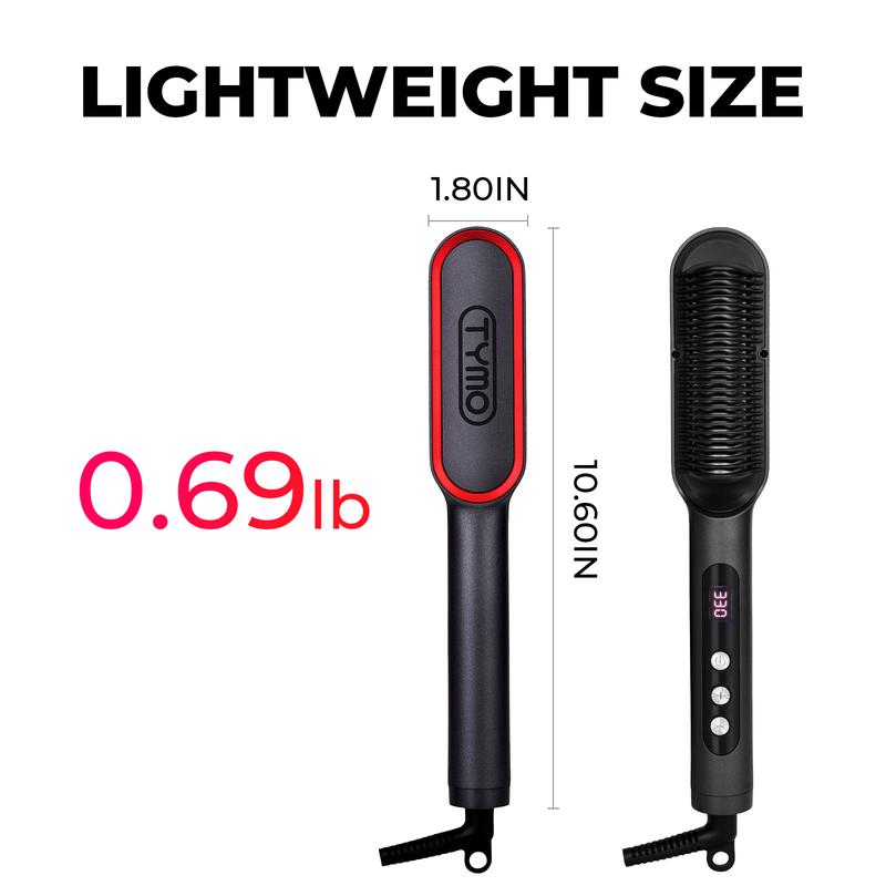 TYMO Ring Plus & TYMO AIRFLOW - Ionic Hair Straightener Brush & 2 in 1 Hair Straightener and Curling Iron & Hair Oil - Compacted Wave Curling Iron for Easy Comfort Styling hair