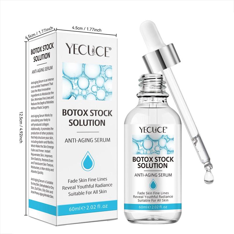 Botox Stock Solution, 1 Box 2 Boxes Moisturizing and Firming Facial Skin Care Essence, Hydrating Facial Essence, Skin Care Product for Women & Men