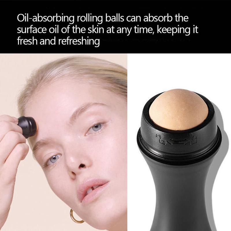 Comfort Facial Oil-absorbing Rolling Ball, Face Oil Absorbing Roller, Lightweight Face Cleansing Tool, Reusable Facial Skincare Tool for Women and Girls