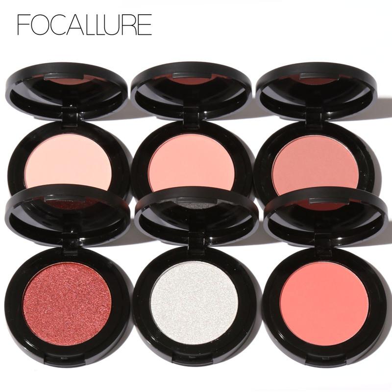 FOCALLURE Silky Face Pressed Blush,High Pigment Mineral Blusher,Create a Fade-free Flawless Finish and Give your Skin a Natural Glow,Lightweight Facial Blusher Makeup,SMASHING