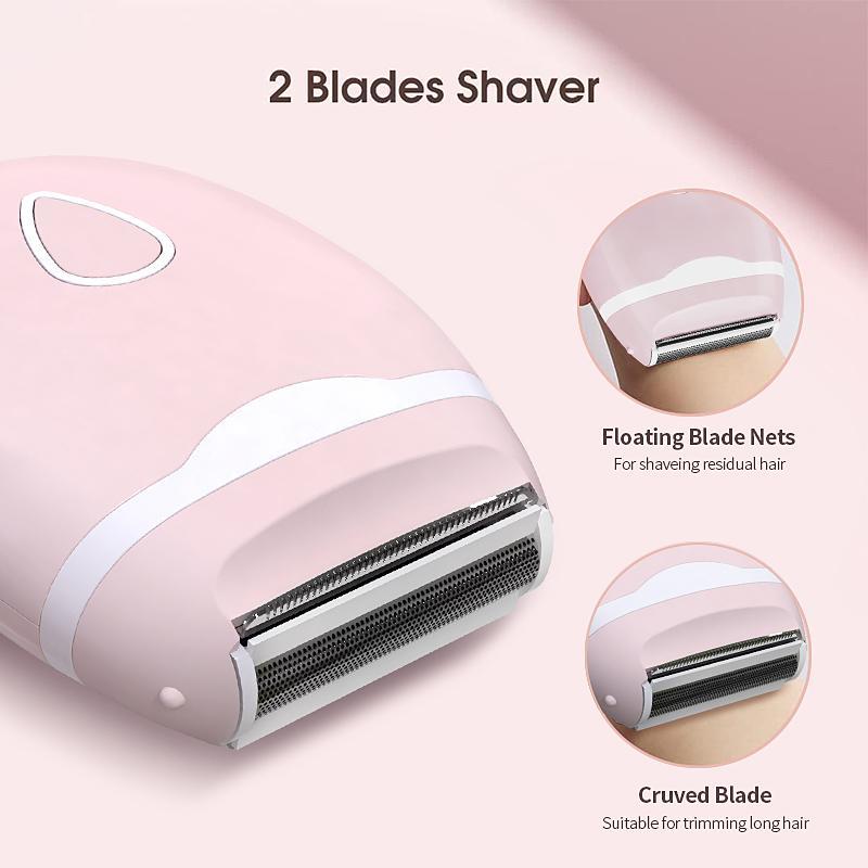 Electric Body Shaver for Women, Wet & Dry Bikini Trimmer for Women, Cordless Hair Removal Electric Razor for Legs, Epilator Hair Remover, Underarms, Face, Women's Electric Shaver, Christmas Gift