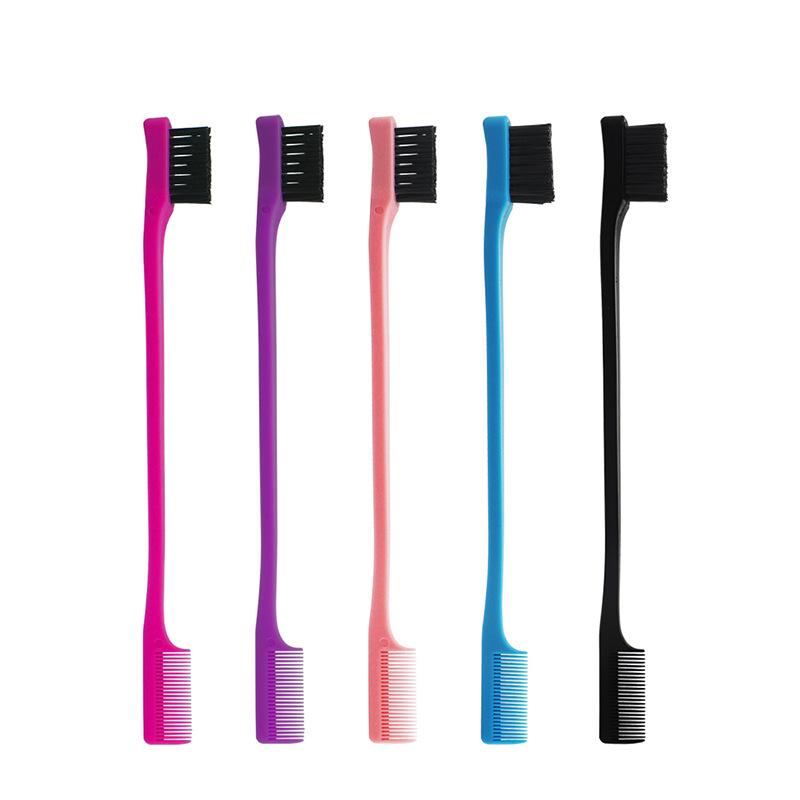 Bangs brush for   hair, Bristle Hair Brush Edge Control Brush Teasing Comb for Women