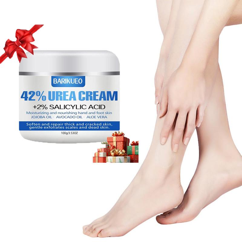 Urea Cream 42 Percent For Feet Plus 2% Salicylic Acid 5.29 oz, Foot Cream and Hand Cream Maximum Strength with Hyaluronic Acid, Tea Tree, and Aloe Vera For Deep Moisturizes, Callus Remover and Soften All Skin Types, Hydrating