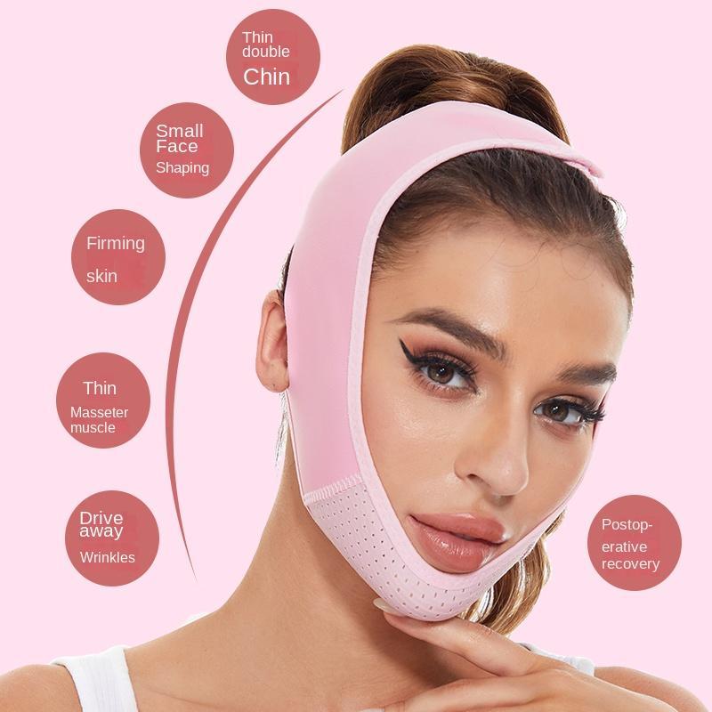 Reusable Double Chin Reducer, V Line Mask, Facial Slimming Chin Strap, Chin Up Mask, Face Lifting Belt, V Shape Face Lifting Tool