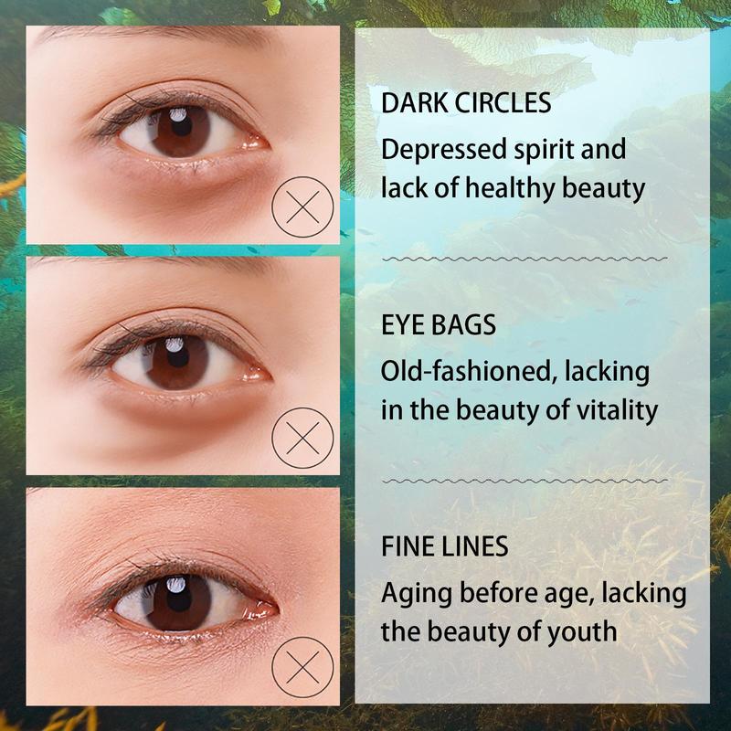 Seaweed Firming Eye Mask, 2 Boxes Lifting Moisturizing Eye Mask, Hydrating Eye Care Mask, Eye Care Product for Women & Men