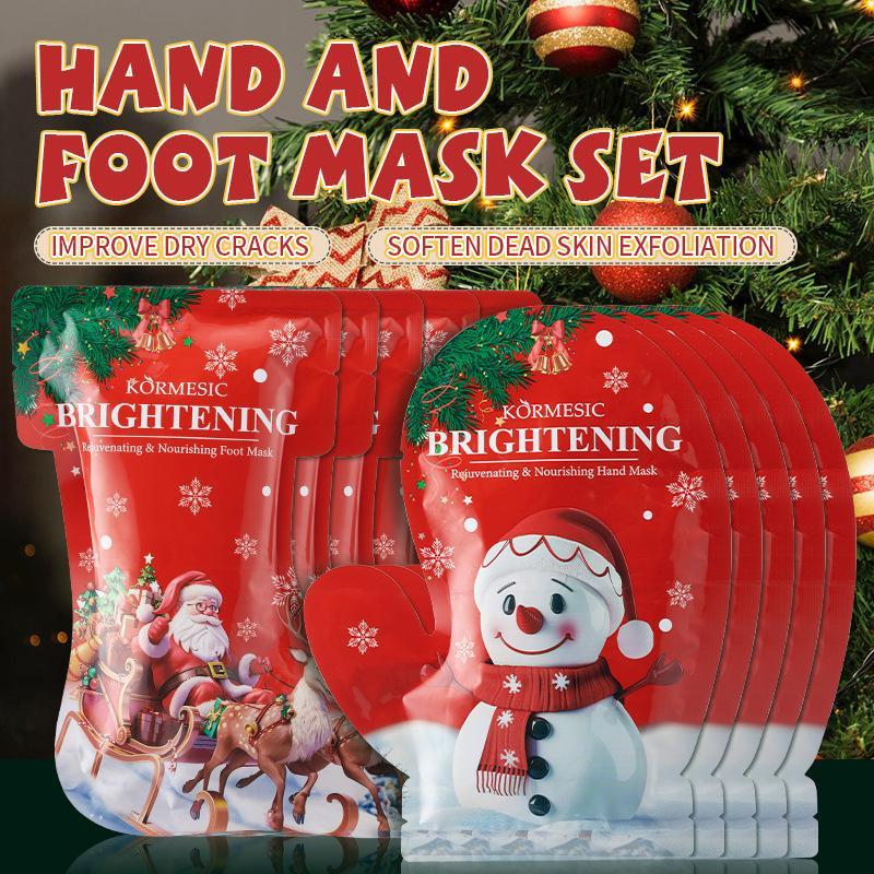 Hand & Foot Mask Set, 10 Pairs Moisturizing Hand & Foot Mask, Hydrating Nourishing Hand & Foot Care Product, Hand & Foot Care Product for Women & Men