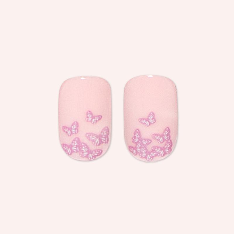 Butterfly Ombre - Press-On nails | Short | Squoval