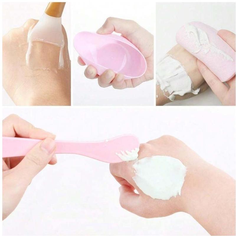 DIY Face Mask Mixing Tool Set, 11pcs set DIY Face Tool, Including Mixing Bowl, Brush Sticks, Spatula, Spray Bottle, Adjustable Headband, Facial Skincare Tool Set