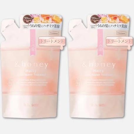 &honey Shampoo and Conditioner Refill Pack for Moisture and Repair Hair Care