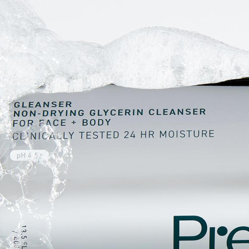 GLEANSER - Non-Drying Glycerin Cleanser - Clinically-Tested 24 Hour Moisture