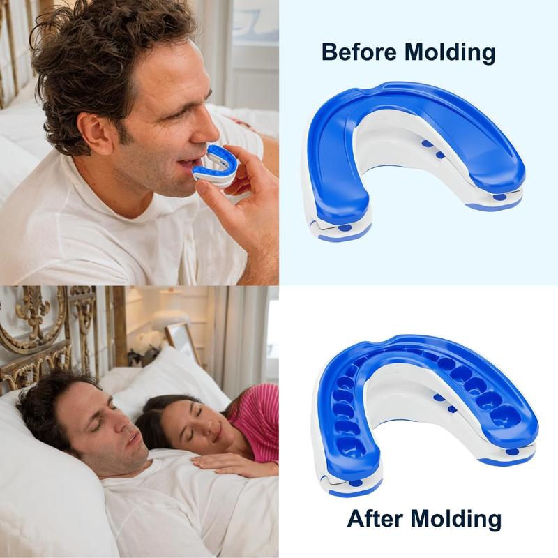 VitalSleep Anti-Snoring Mouthpiece, Stop Snoring & Sleep Better, Men's Size, Adjustable & Personalized Fit, Snore Solution for Restful Nights, Improve Sleep Quality, Made in USA