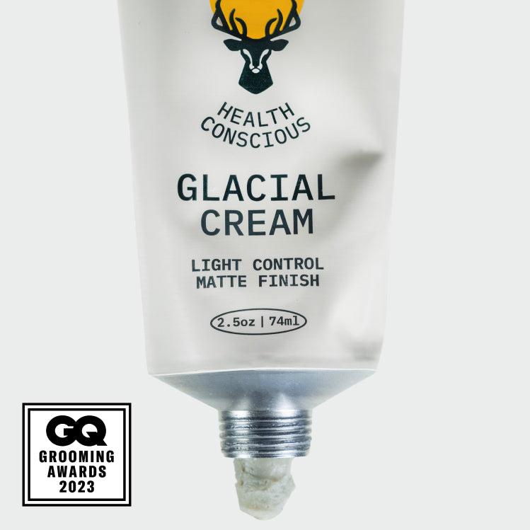 Glacial Hair Styling Cream | Matte Finish, Light Hold, Award-Winning, Science-Backed. For All Hair Types. Smooths, De-frizzes, Texturizes, Hydrates.