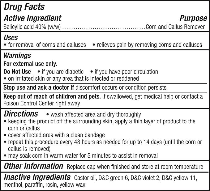 CornStick - Maximum Strength Corn and Callus Remover with Salycilic Acid