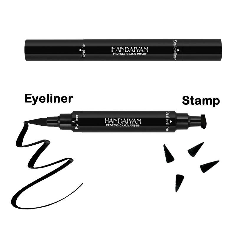 Double-ended sealed eyeliner two-in-one long-lasting waterproof and non-fading color makeup and cosmetics mix Blend