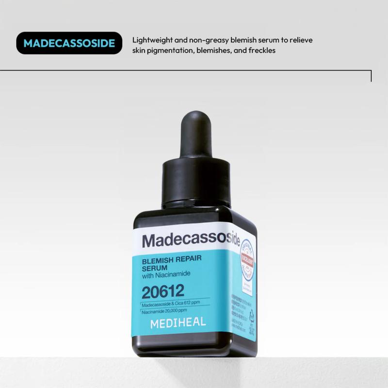 MEDIHEAL OFFICIAL Madecassoside Blemish Repair Serum - Hydrating Calming