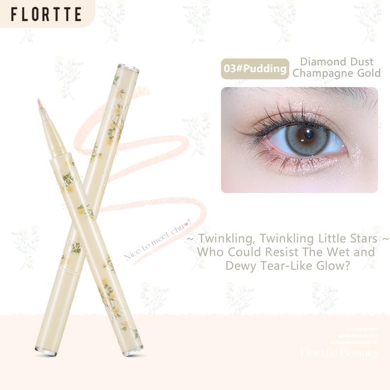 FLORTTE Chu Chu Mark Eye Bags Silkworm Pen