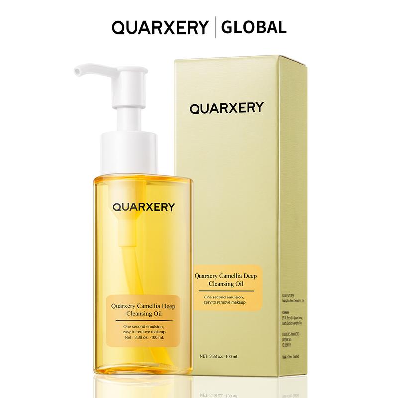 QUARXERY Deep Cleansing Oil, Facial Cleansing Oil, Makeup Remover, Cleanses without Clogging Pores, Residue-Free, Fragrance and Colorant Free, All Skin Types black friday deals