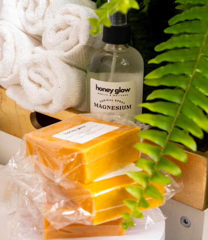 Honey Glow 3-Pack Lemon Turmeric & Kojic Acid Brighetning Soap, Dark Spot Remover, Kojic Acid Soap Body Care Body Wash Coconut Organic