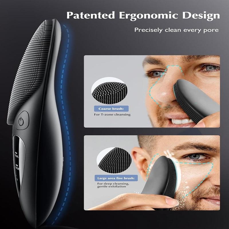 Electric Facial Cleansing Brush, 1 Count USB Rechargeable Facial Massager, Face Scrubber for Winter, Professional Skincare Tools for Women & Men, Face Vibrate Scrub, Christmas Gift, Stocking Fillers, New Year Gift