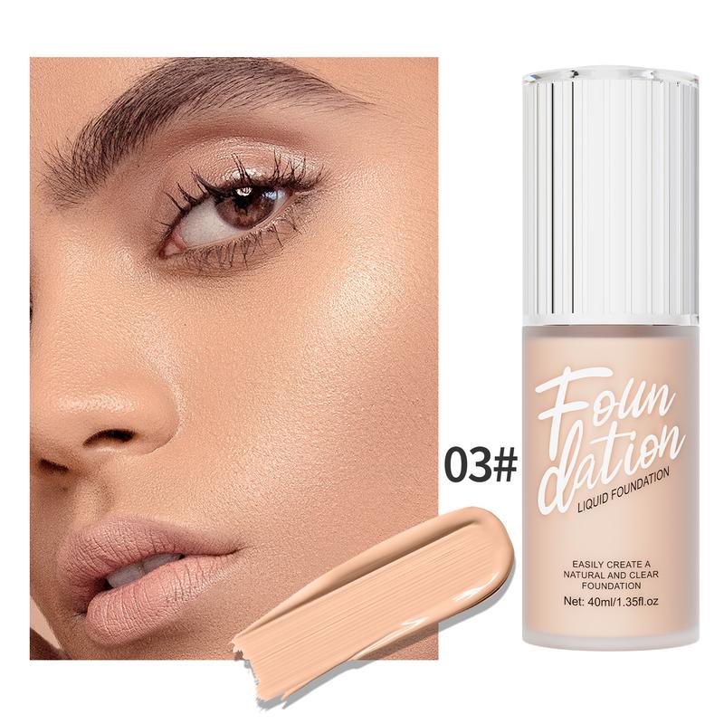 Color Changing Liquid Foundation Just Blend to Change Skin Tone, White Full Coverage Foundation, Makeup Foundation BB Concealer 40ml Makeup Cream Powder Cosmetic