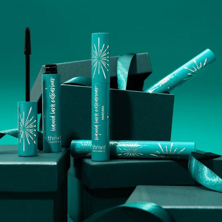 Thrive Causemetics Liquid Lash Extensions Mascara, Litmited Edition - Deep Skin Tone, Hypoallergenic, Liquid & Portable