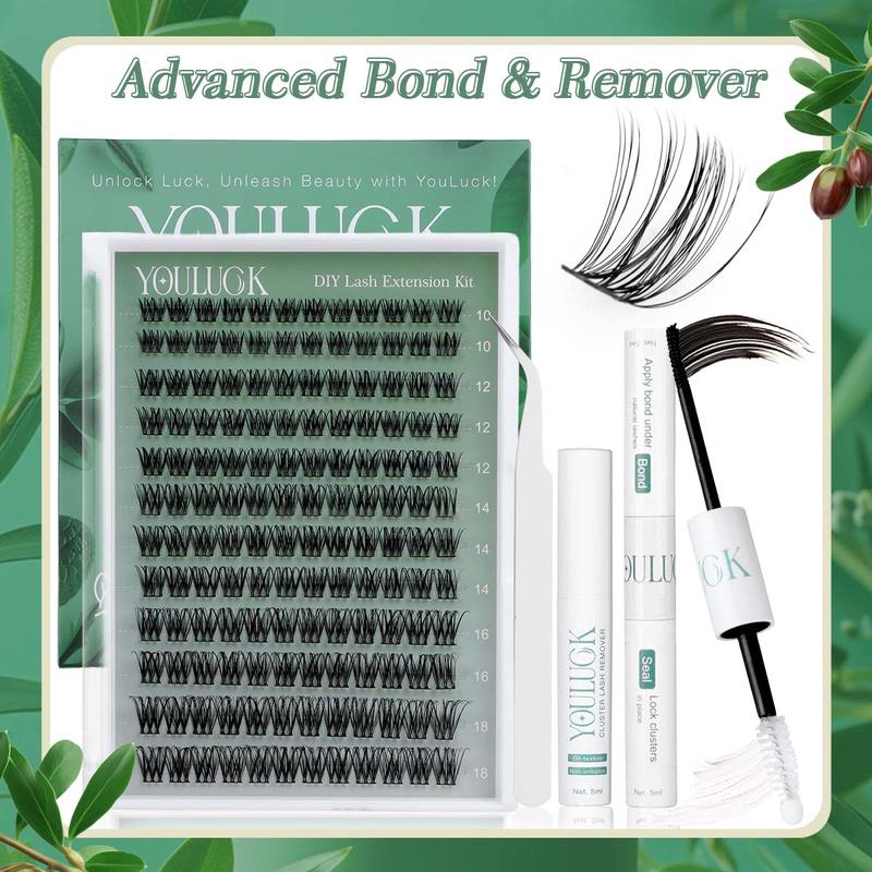 YOULUCK Natural Lash Clusters-Advanced Bond and Remover