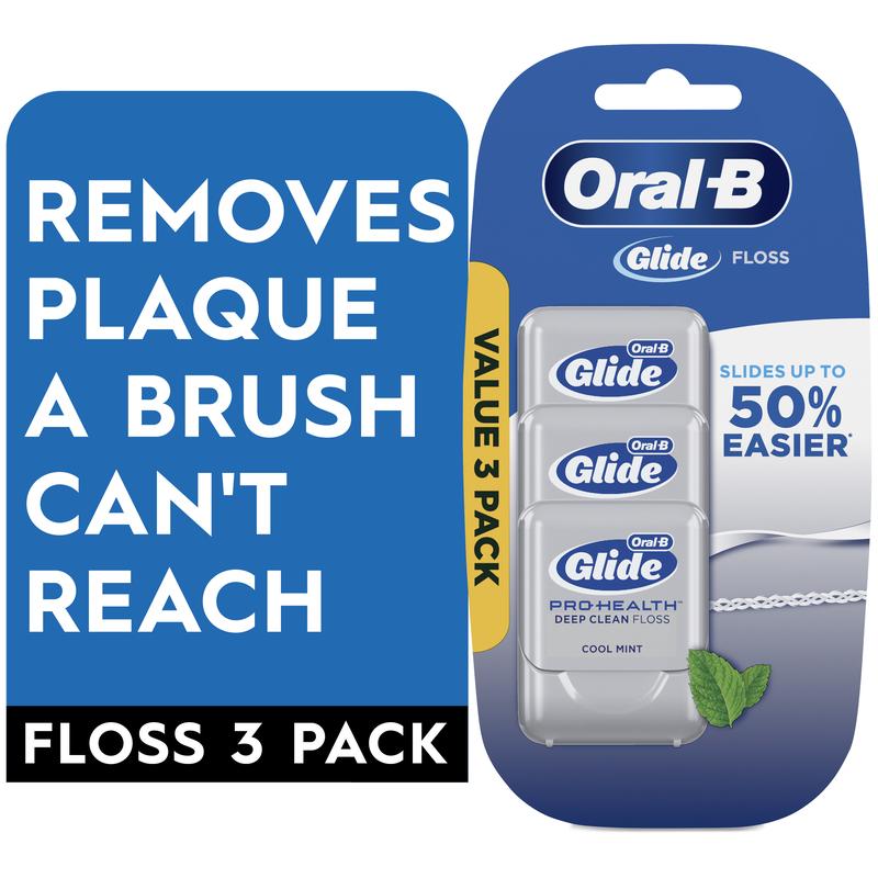 Oral-B Glide Pro Health Dental Floss, Cool Mint, 40 m, 3 Pack