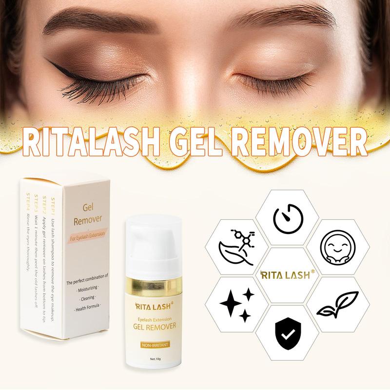 Non-irritating Eyelash Extension Gel Remover, Quickly and Easily Eyelash Glue Remover, Gentle Eyelash Extension Product