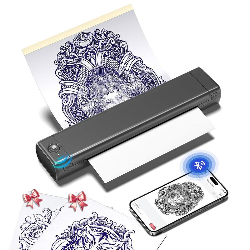 Phomemo M08f Wireless Tattoo Transfer Stencil Printer, [tattoo Paper Needs To Be Purchased Separately], Thermal Tattoo Machine, Tattoo Printer Kit, Halloween Gifts, Tattoo Stencil Printer, Temporary Tattoo Printer