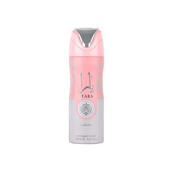 Yara Perfume (1.7oz) + yara Deodorant (6.67oz) + yara Air Freshener (10.0 oz) from lattafa Perfumes (unisex)