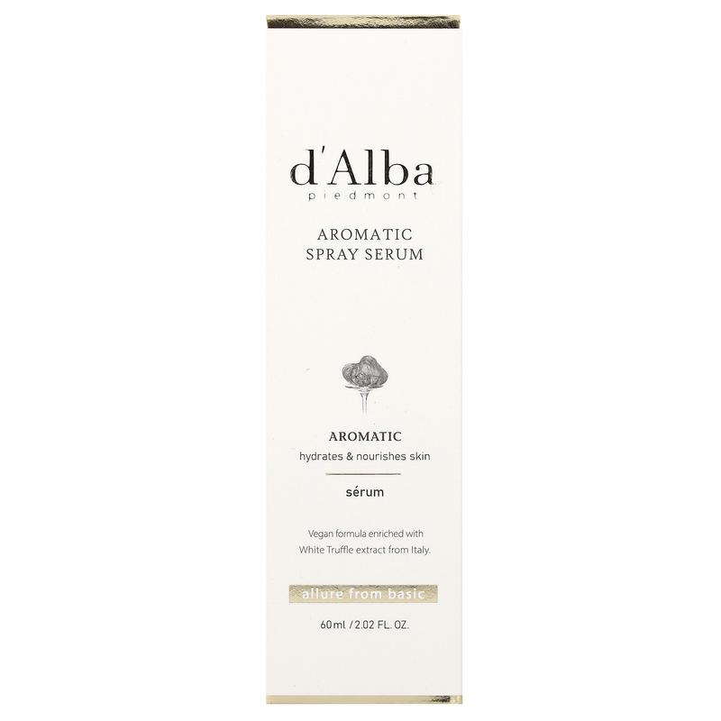 d'Alba Aromatic Spray Serum, 2.02 fl oz (60 ml)